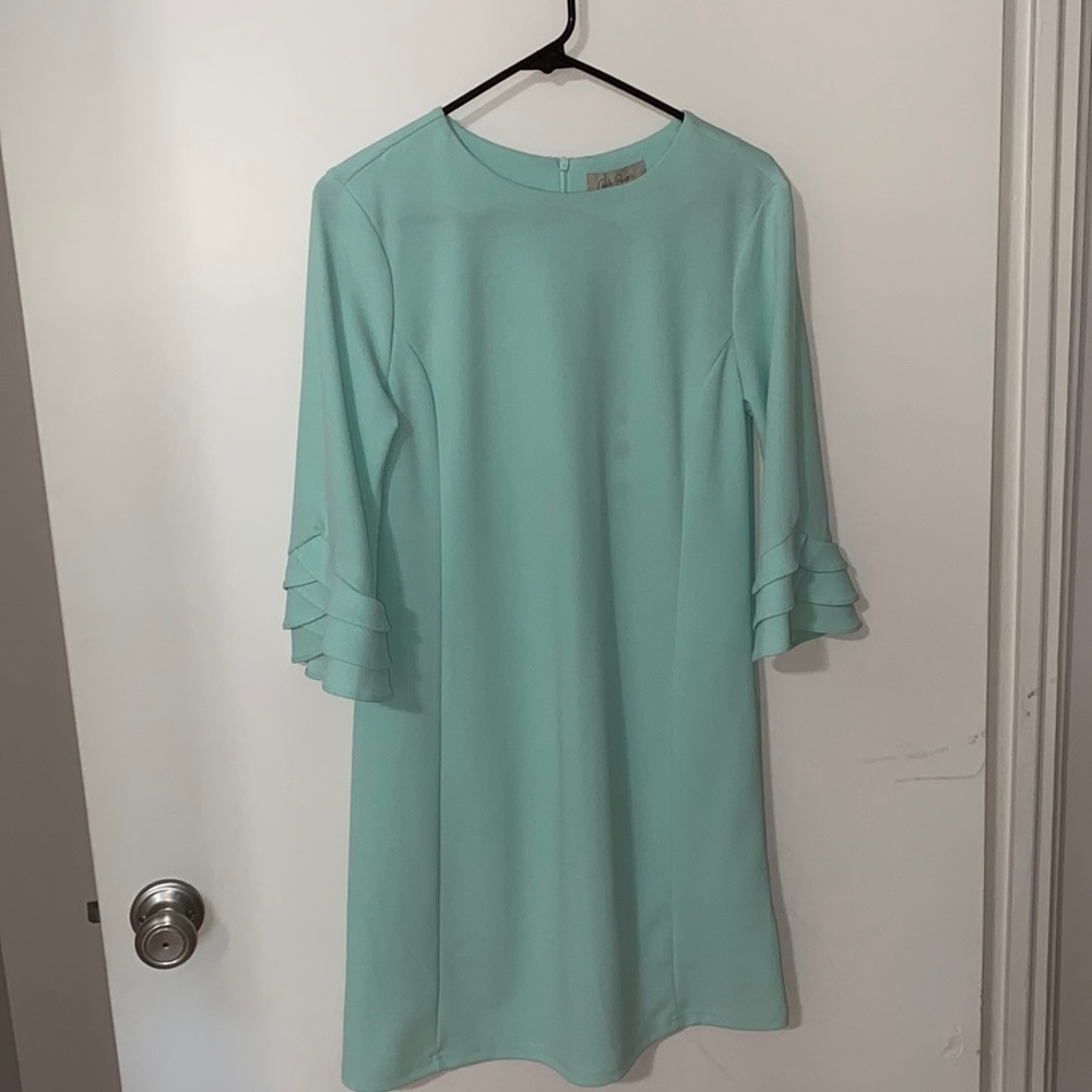 Mint green dress